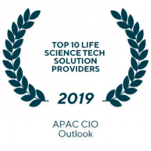 The 2019 APAC CIO Outlook “Top 10 Life Science Tech solution provider”