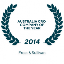 2014 Frost & Sullivan Australia CRO Company of the Year