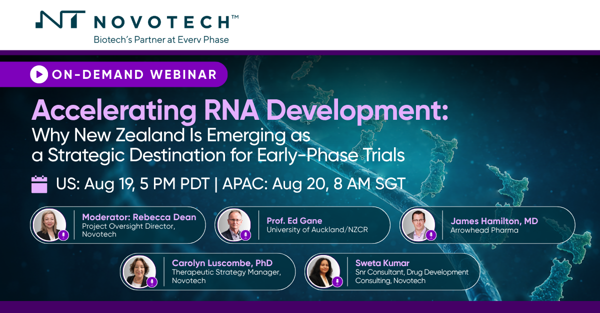 Accelerating RNA Development: Why New Zealand Is Becoming Emerging as a Strategic Destination for Early-Phase Trials 
