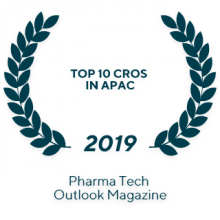 Pharma Tech Outlook - CRO APAC 2019 award