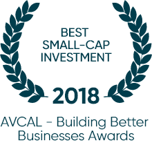 2018 AVCAL Annual Awards “Best Small-Cap Investment”