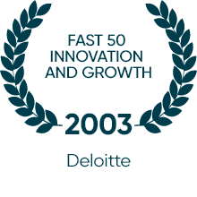Deloitte Technology Fast 50 2003 in recognition of Innovation and Growth