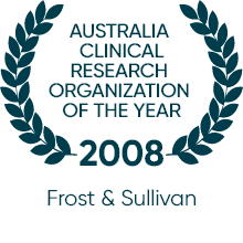  2008 Frost & Sullivan Australia Clinical Research Organization of the Year